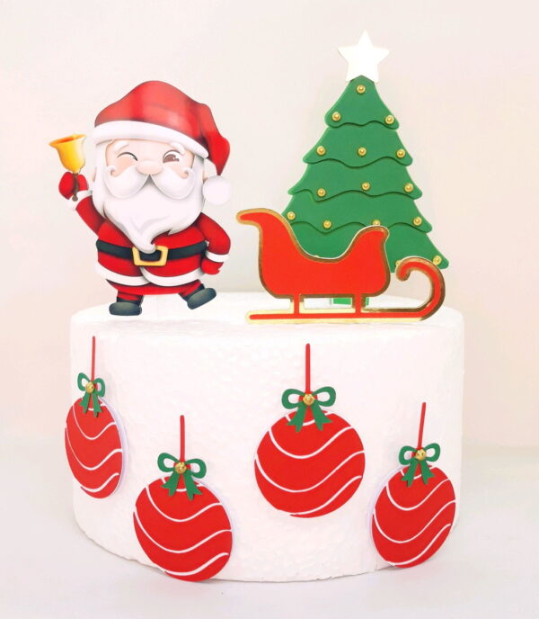 Arquivo de Corte Topo de Bolo Natal Studio Silhouette
