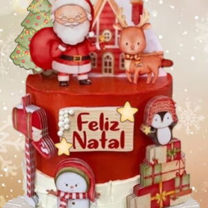 Arquivo de Corte Topo de Bolo Natal