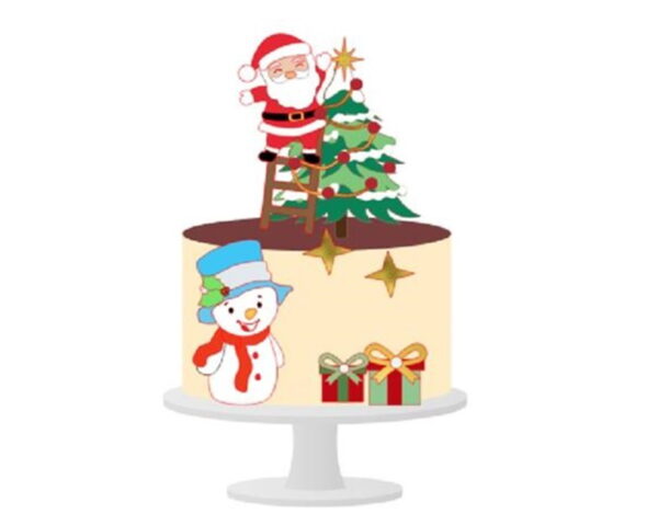 Arquivo de Corte Topo de Bolo Natal