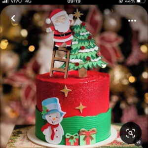 Arquivo de Corte Topo de Bolo Natal