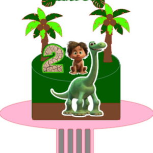 Arquivo de Corte- Topo de Bolo O Bom Dinossauro-STUDIO