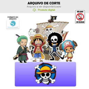 Arquivo de Corte Topo de Bolo One Piece