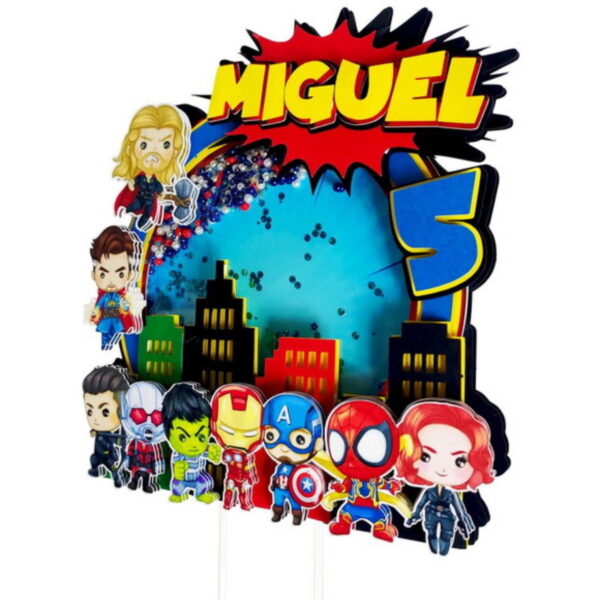 Arquivo De Corte Topo De Bolo Os Vingadores Studio