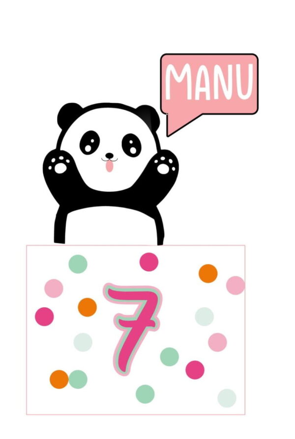 Arquivo de Corte Topo de Bolo Panda Camada 01