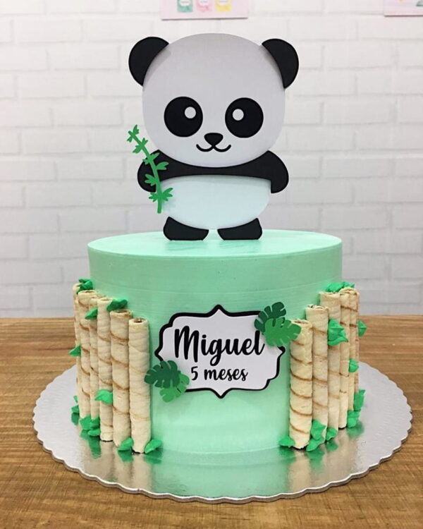 Arquivo De Corte Topo De Bolo panda