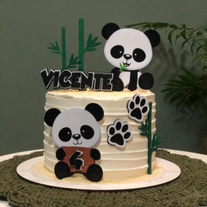Arquivo de Corte Topo de Bolo Pandas Bambu