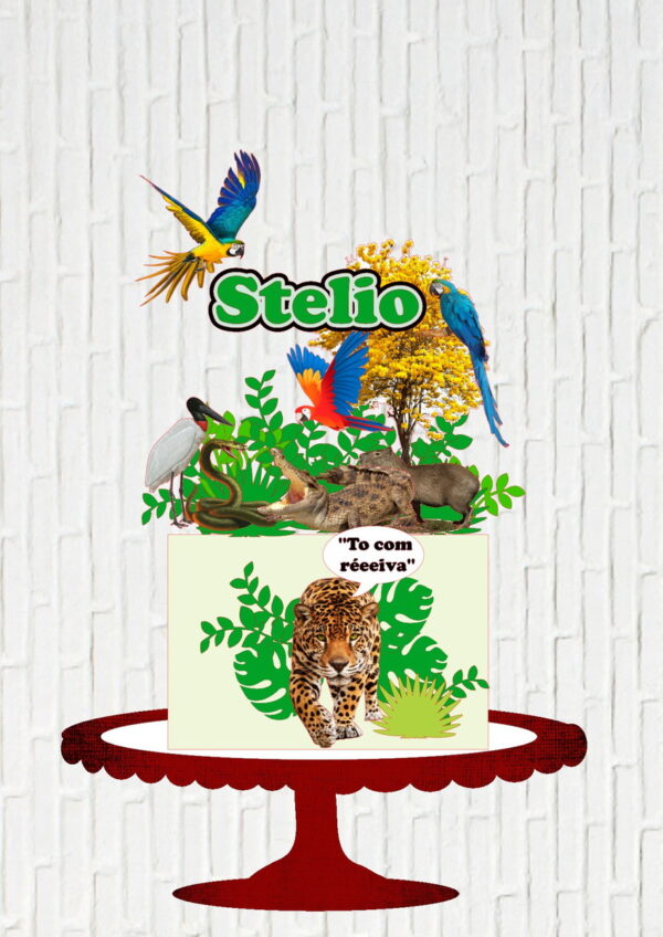 Arquivo de Corte Topo de Bolo Pantanal