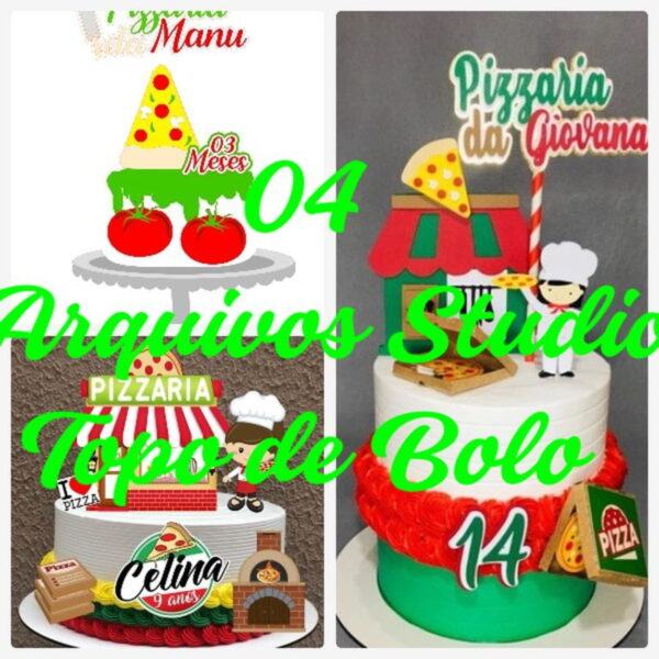 Arquivo de Corte Topo de Bolo - Pizza - Image 2