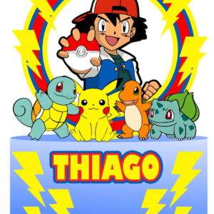 Arquivo de Corte Topo de Bolo Pokémon 03
