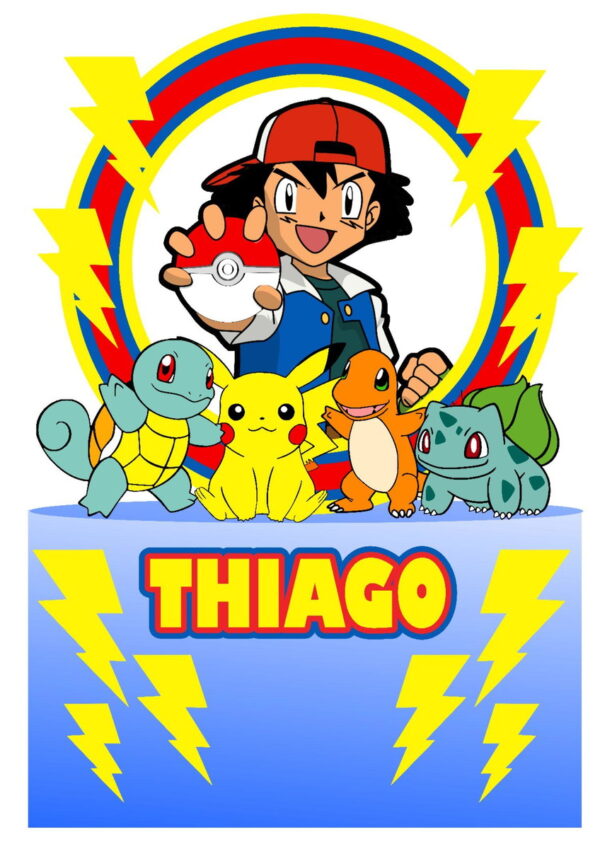 Arquivo de Corte Topo de Bolo Pokémon 03