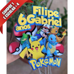 Arquivo de Corte Topo de Bolo Pokemon