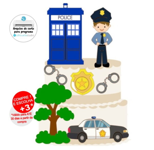 Arquivo de Corte Topo de Bolo Policial