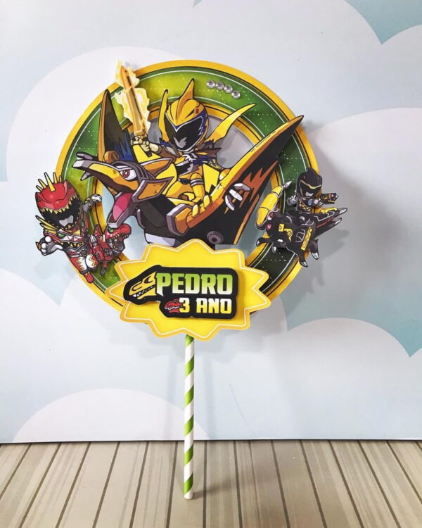 Arquivo de Corte Topo de Bolo Power Rangers