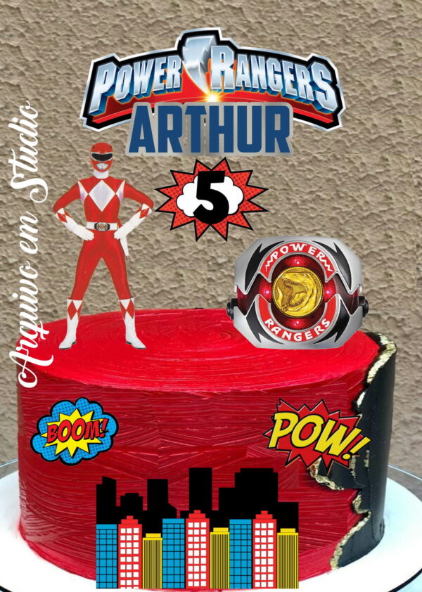 2 Arquivos - Studio - Topo de Bolo Power Rangers