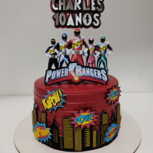 Arquivo de corte - Topo de Bolo Power Rangers