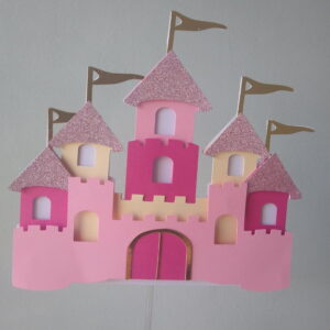 Arquivo de Corte Topo de Bolo Princ Aurora Castelo Camada 01