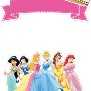 Arquivo de corte Topo de bolo princesa