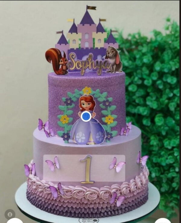 Arquivo de Corte Topo de Bolo Princesa Sofia # 1700 Studio