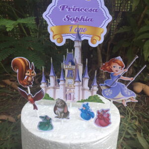 Arquivo de corte topo de bolo princesa Sofia