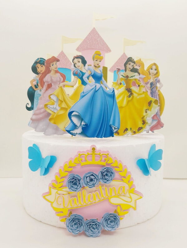 Arquivo De Corte Topo De Bolo Princesas 3 Studio
