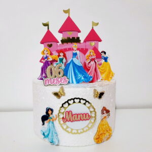Arquivo de Corte Topo de Bolo Princesas