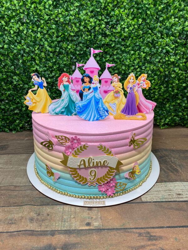 Arquivo de Corte - Topo de Bolo Princesas