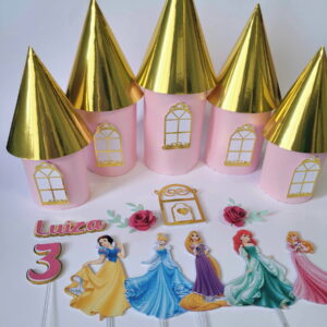 Arquivo de Corte - Topo de Bolo Princesas