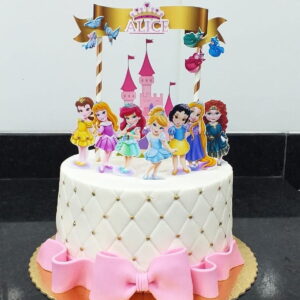 Arquivo de Corte Topo de Bolo Princesas Baby