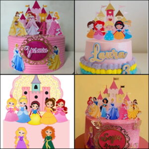 Arquivo de Corte Topo de Bolo Princesas Disney - em Studio
