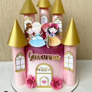 Arquivo de Corte - Topo de Bolo Princesas Disney