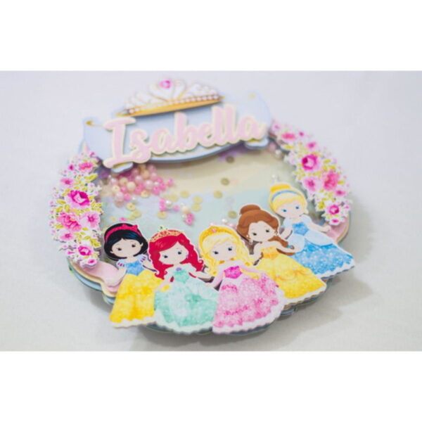 Arquivo de Corte Topo de Bolo Princesas Studio