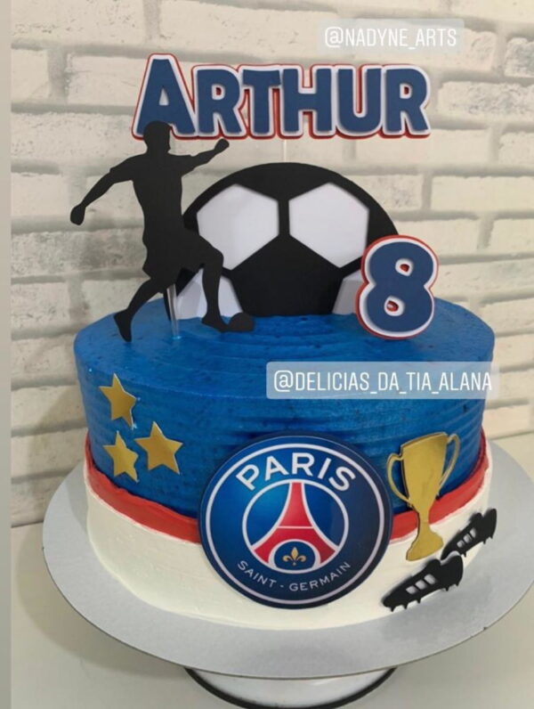 Arquivo de corte Topo de Bolo PSG