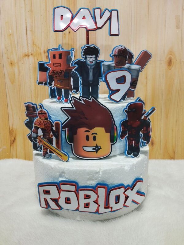 Arquivo de Corte Topo de Bolo Roblox 02 (studio) - Imagem 4