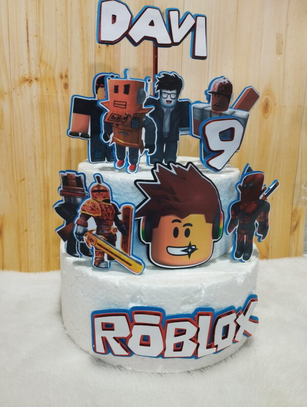 Arquivo de Corte Topo de Bolo Roblox 02 (studio) - Imagem 3