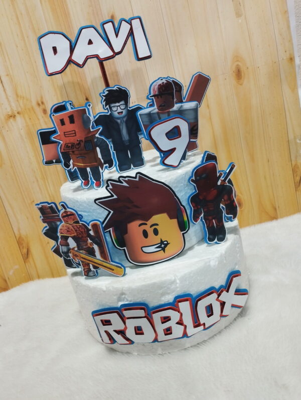 Arquivo de Corte Topo de Bolo Roblox 02 (studio) - Imagem 2