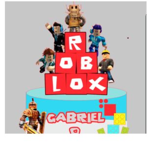 Arquivo de Corte Topo de Bolo Roblox 1 + BRINDE