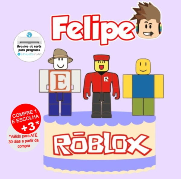 Arquivo de Corte Topo de Bolo Roblox
