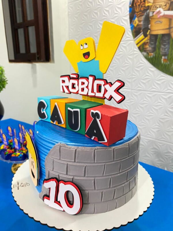 Arquivo de Corte Topo de Bolo Roblox Camadas - Image 4
