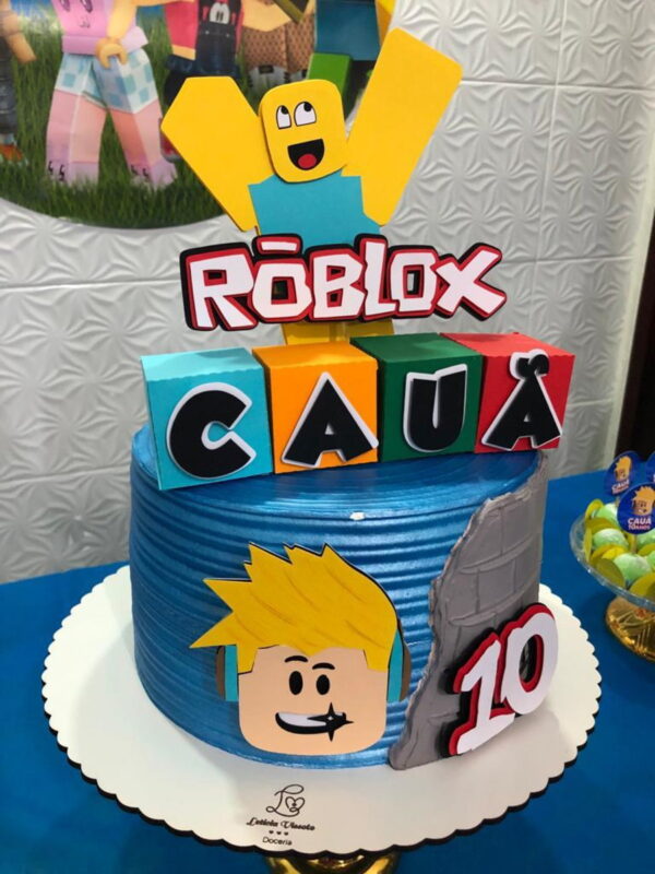 Arquivo de Corte Topo de Bolo Roblox Camadas - Image 2