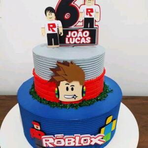 Arquivo de Corte Topo de Bolo Roblox em Camadas #829#