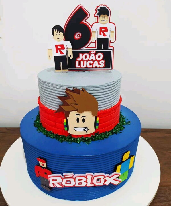 Arquivo de Corte Topo de Bolo Roblox em Camadas #829#