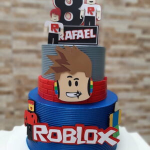 Arquivo de Corte Topo de Bolo Roblox em Camadas 829