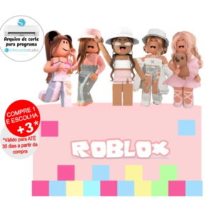 Arquivo de corte topo de bolo roblox girl