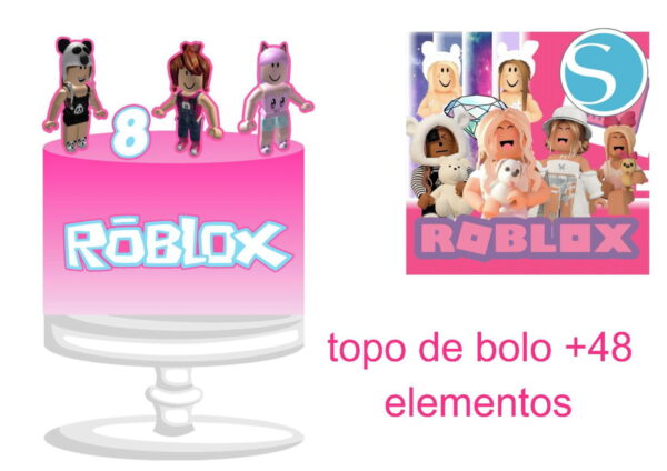ARQUIVO DE CORTE TOPO DE BOLO ROBLOX JULIA MENINA