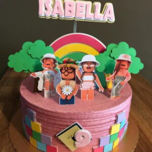 Arquivo de Corte Topo de Bolo Roblox Menina18