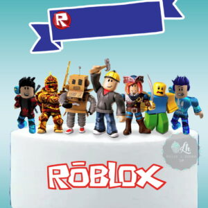 Arquivo de corte Topo de Bolo Roblox Menino #1 PDF/JPG
