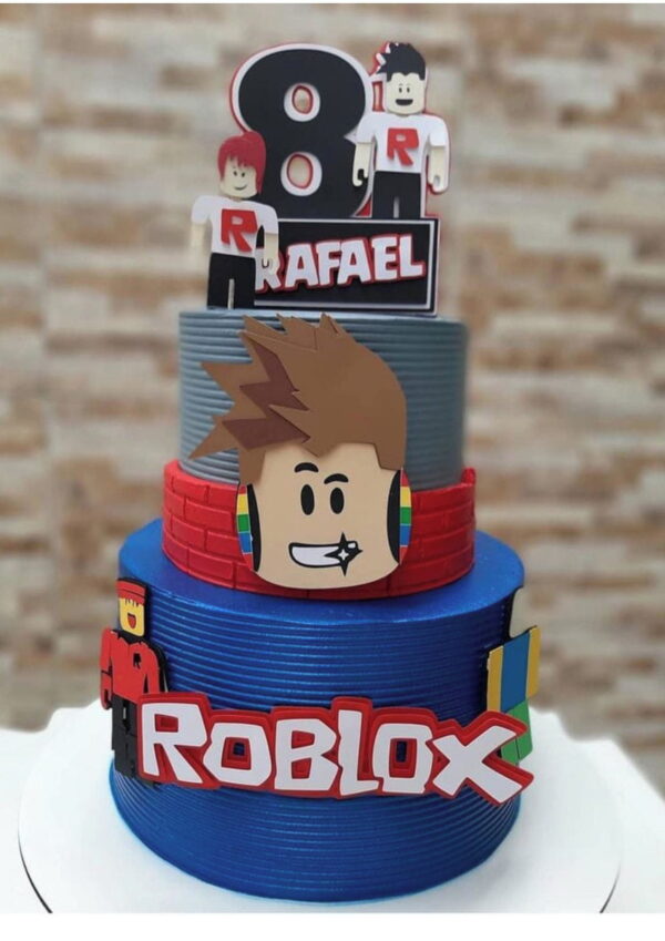 Arquivo de Corte Topo de Bolo Roblox Menino