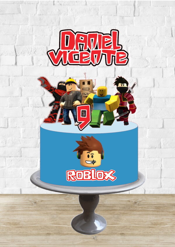 Arquivo de Corte Topo de Bolo Roblox Personagens