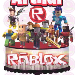 ARQUIVO DE CORTE - TOPO DE BOLO ROBLOX REF 290