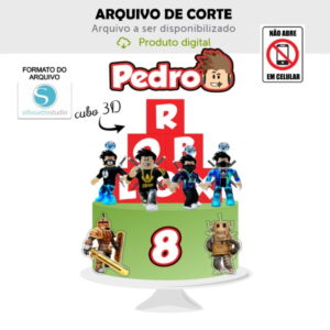 Arquivo de Corte Topo de Bolo Roblox